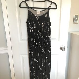 *last chance* Black print maxi dress